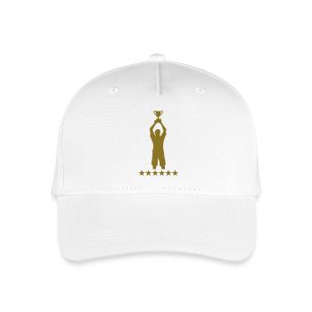 Winner - Organic Kids’ Baseball Cap - white - Front