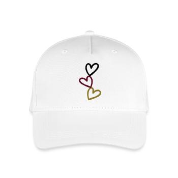 verknüpftes - Kinder Bio Basecap - Weiß - Vorne