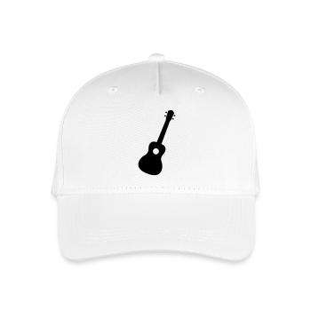 Ukulélé Cadeau semblable à une guitare - Casquette de baseball bio Enfant - blanc - Devant