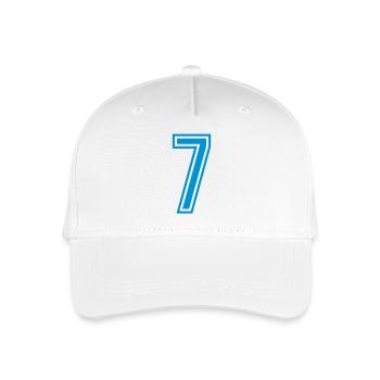 7 - Organic Kids’ Baseball Cap - white - Front