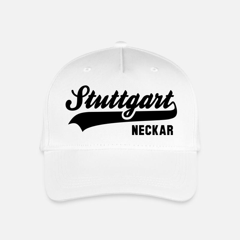 Stuttgart Neckar - Kinder Bio Basecap - Weiß
