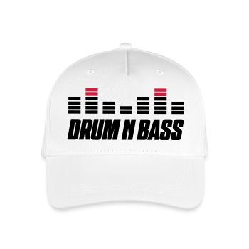 Drum Bass - Casquette de baseball bio Enfant - blanc - Devant