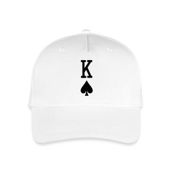 rette den König - Kinder Bio Basecap - Weiß - Vorne