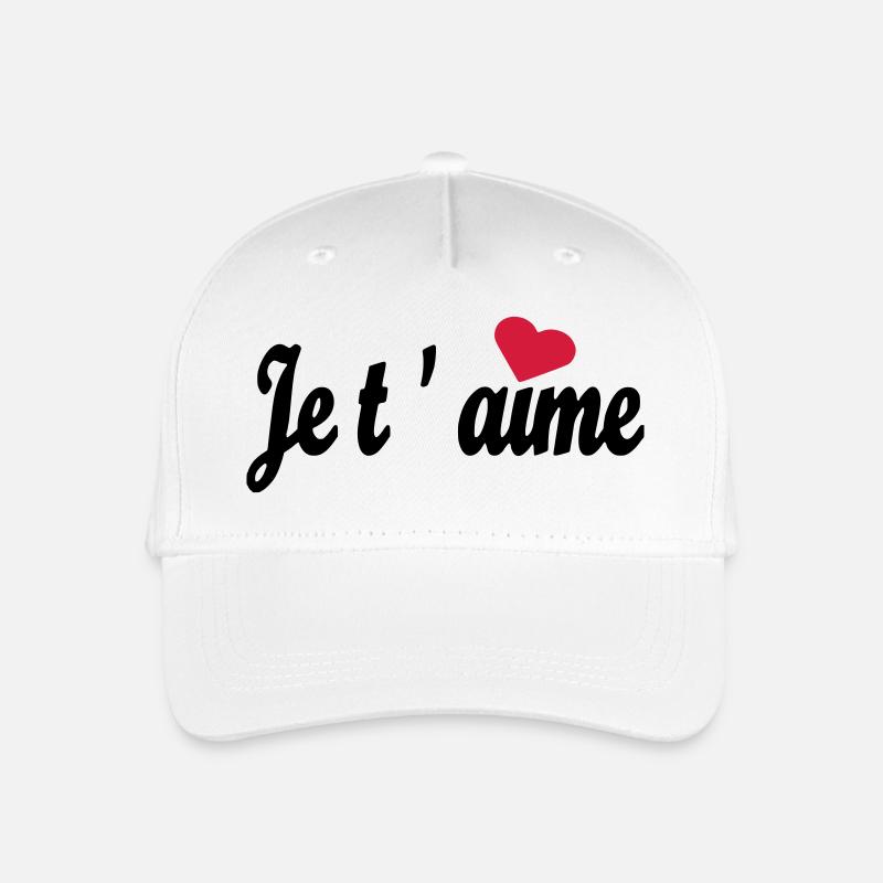 je t `aime - Casquette de baseball bio Enfant - blanc