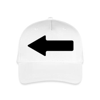 arrow - Organic Kids’ Baseball Cap - white - Front