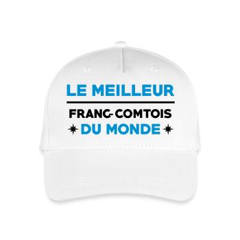 Franche-comté / Franc-Comtois / Franc-Comtoise - Casquette de baseball bio Enfant - blanc - Devant