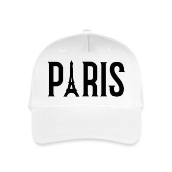 paris - Kinder Bio Basecap - Weiß - Vorne