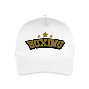 Boxing - Organic Kids’ Baseball Cap - white - Front