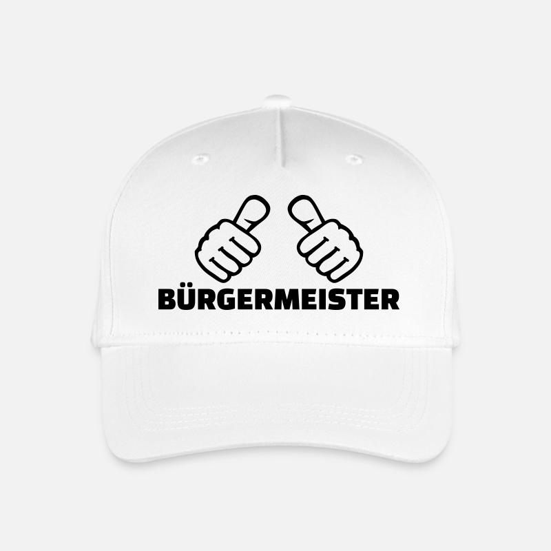 Bürgermeister - Kinder Bio Basecap - Weiß