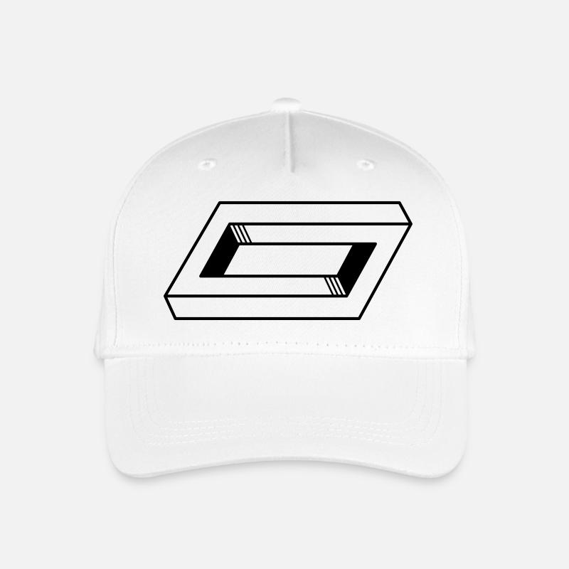 géométrique - Casquette de baseball bio Enfant - blanc