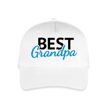 Best Grandpa - Kinder Bio Basecap - Weiß - Vorne