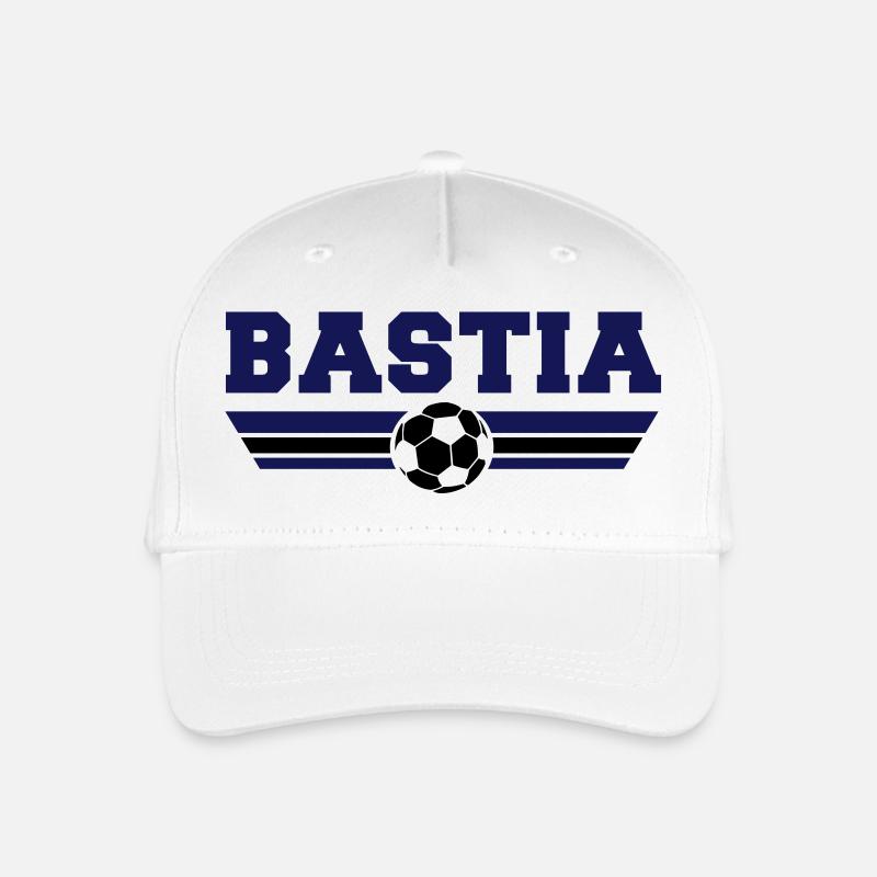 Bastia Fußball - Kinder Bio Basecap - Weiß