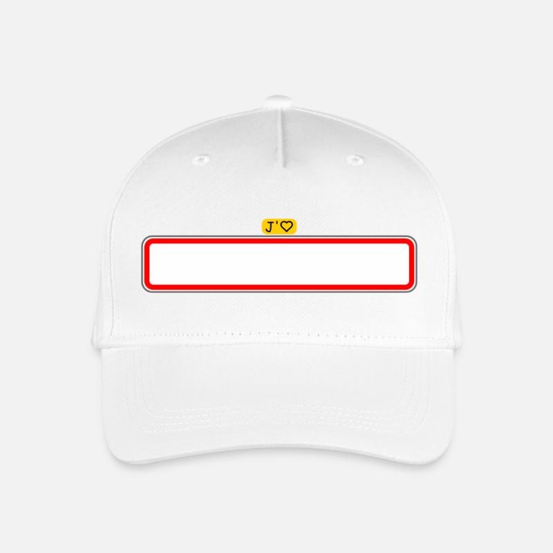 Blank Billboard, ich liebe meine Stadt - Kinder Bio Basecap - Weiß
