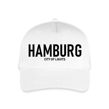 Hamburg - City of Lights - Alster - Hanseatic City - Organic Kids’ Baseball Cap - white - Front