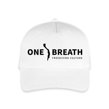 Apnea Freedive - One Breath - Organic Kids’ Baseball Cap - white - Front