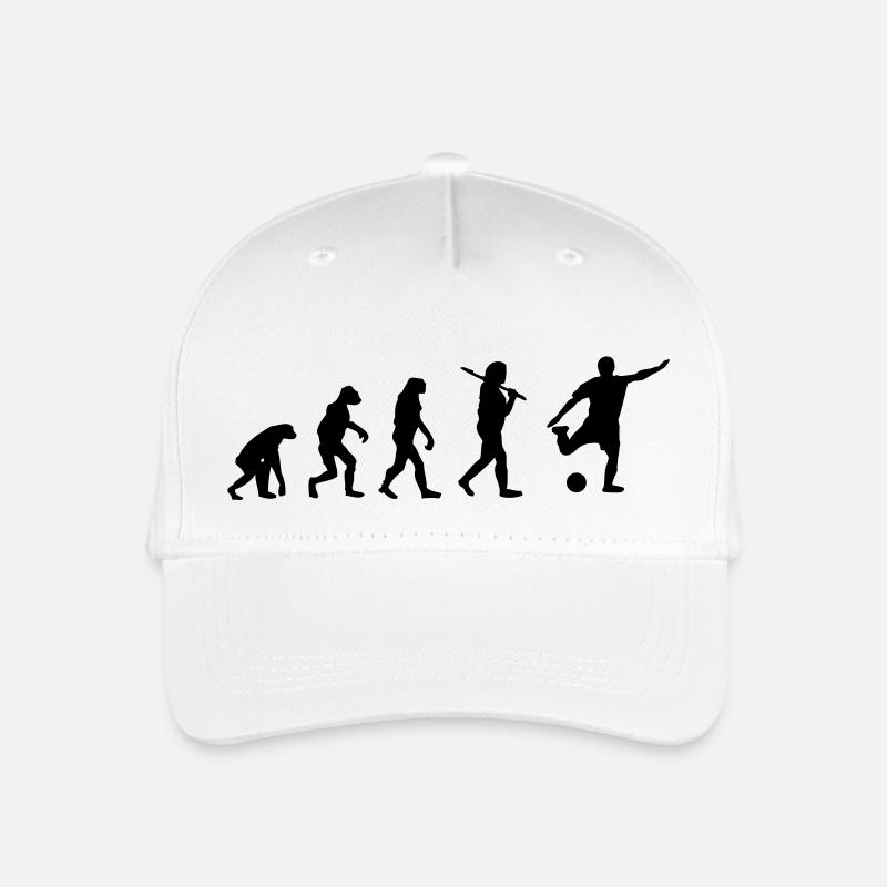Evolution Fussball - Kinder Bio Basecap - Weiß
