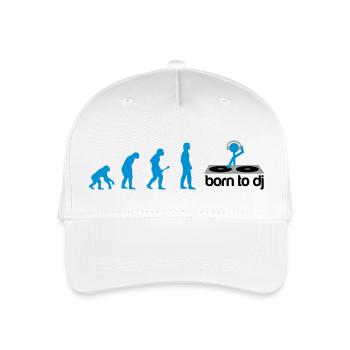 DJ Evolution - Born to DJ - Casquette de baseball bio Enfant - blanc - Devant