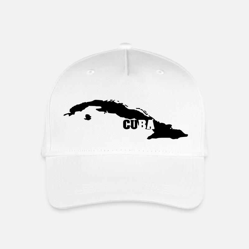 Cuba (ID:002004) - Kinder Bio Basecap - Weiß