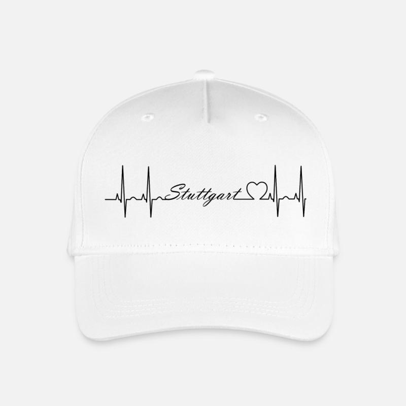 Stuttgart - Kinder Bio Basecap - Weiß