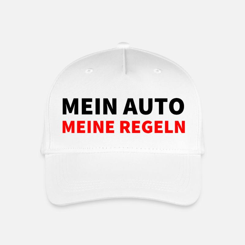 Auto - Kinder Bio Basecap - Weiß