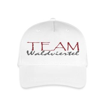 Team Waldviertel - Organic Kids’ Baseball Cap - white - Front