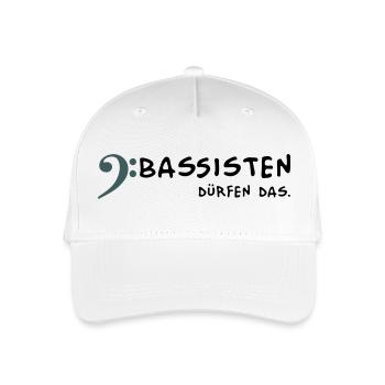 Bassists are allowed to - Organic Kids’ Baseball Cap - white - Front