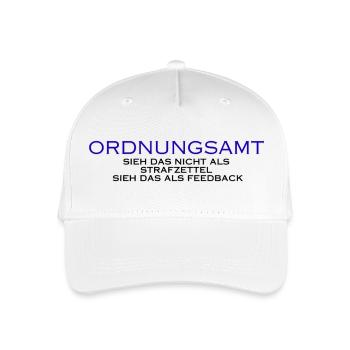 Bureau de l’ordre public Considérez ceci comme un retour d’information - Casquette de baseball bio Enfant - blanc - Devant