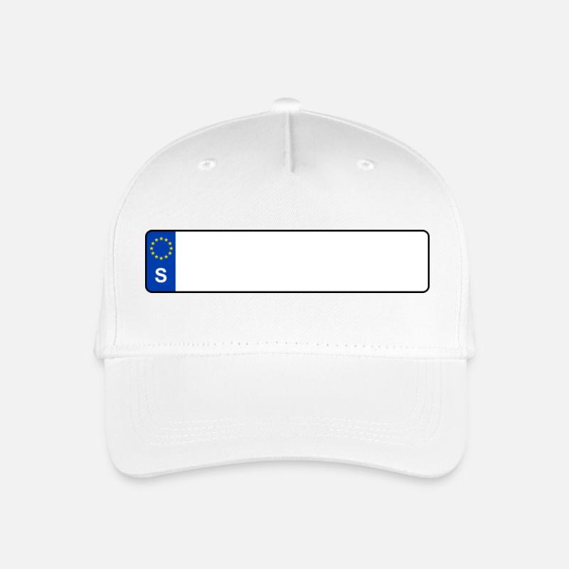 Kennzeichen S - Kinder Bio Basecap - Weiß