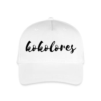 kokolores - Kinder Bio Basecap - Weiß - Vorne