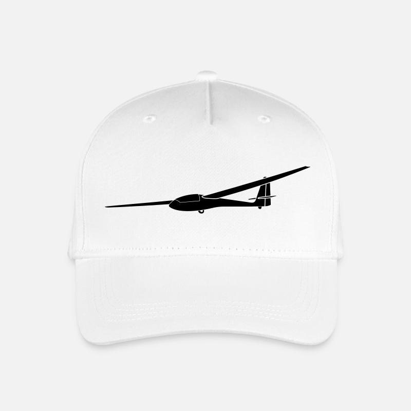 ASW 15 Segelflugzeug - Kinder Bio Basecap - Weiß