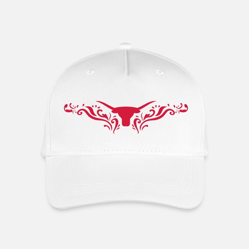 Western Tribal Tattoo mono - Kinder Bio Basecap - Weiß