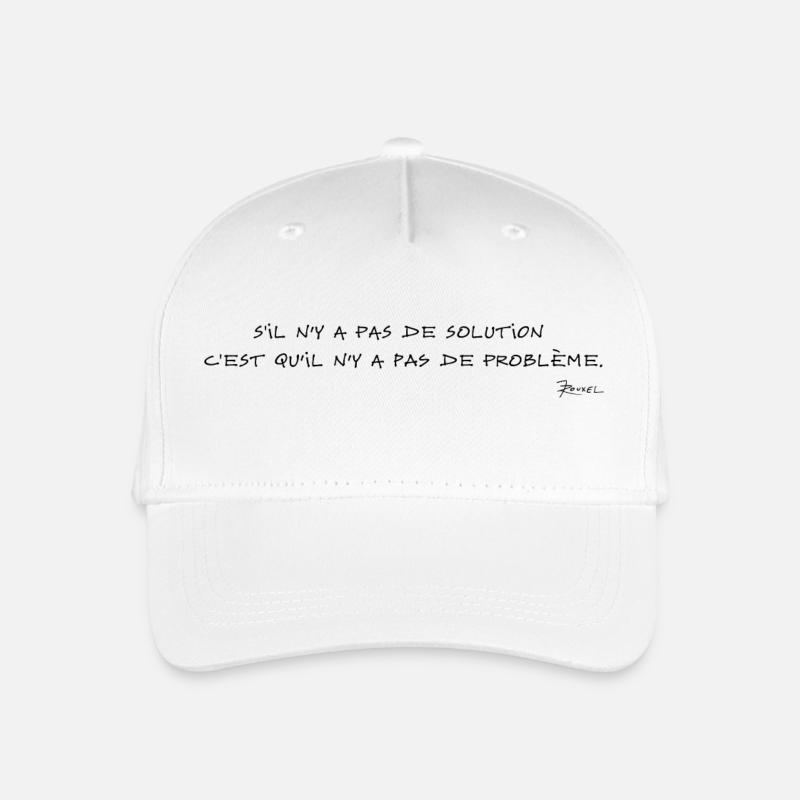Währungs Shadok nur 02 - Kinder Bio Basecap - Weiß