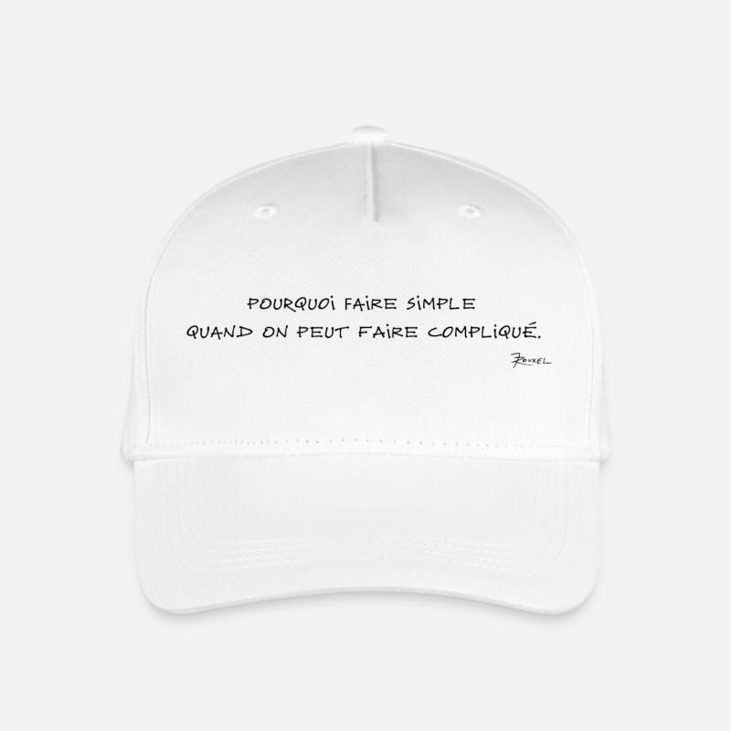 Währungs Shadok nur 03 - Kinder Bio Basecap - Weiß