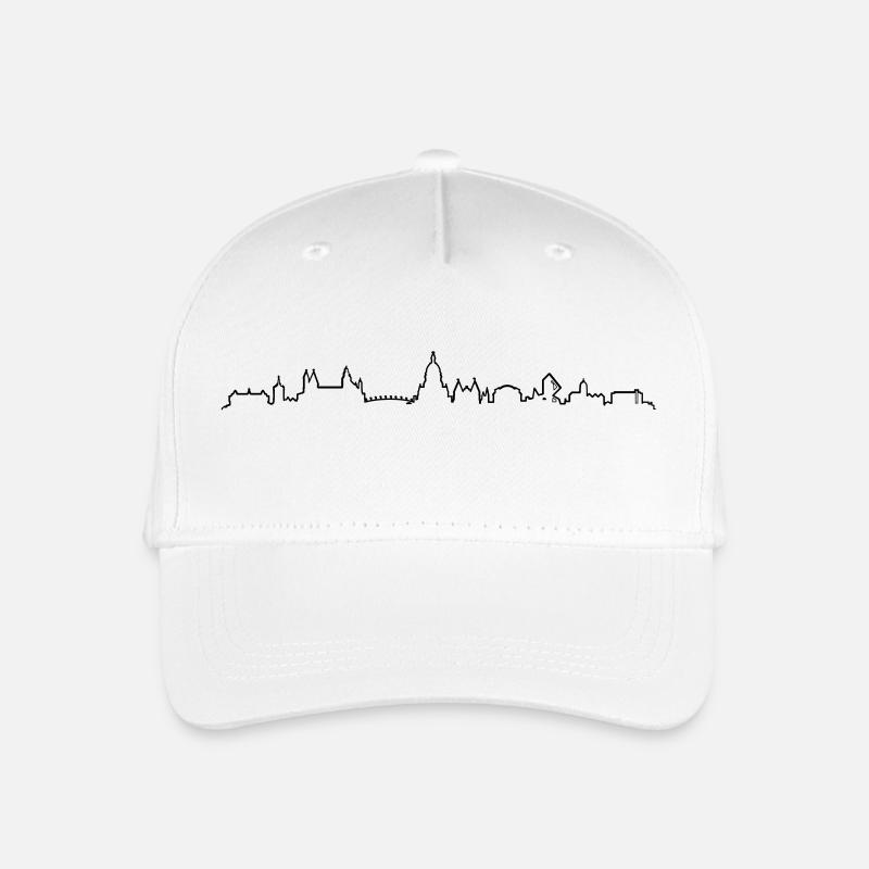 Skyline - Mainz - Kinder Bio Basecap - Weiß
