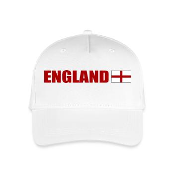 angleterre - Casquette de baseball bio Enfant - blanc - Devant