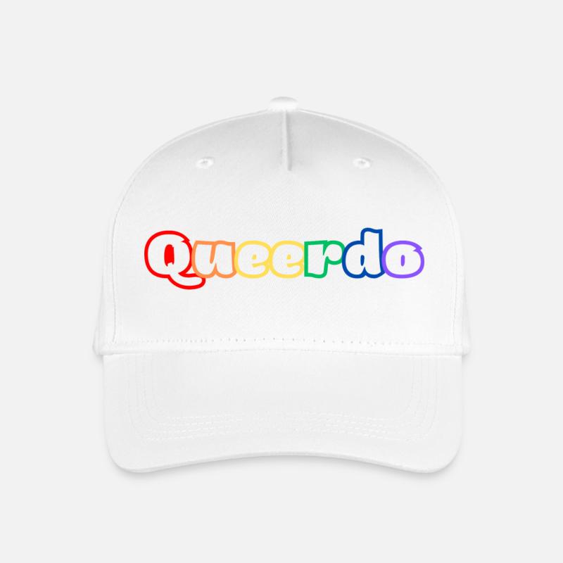 Queerdo - Organic Kids’ Baseball Cap - white