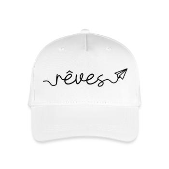 Dreams - Organic Kids’ Baseball Cap - white - Front