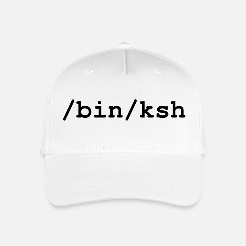 KornShell - /bin/ksh - Kinder Bio Basecap - Weiß