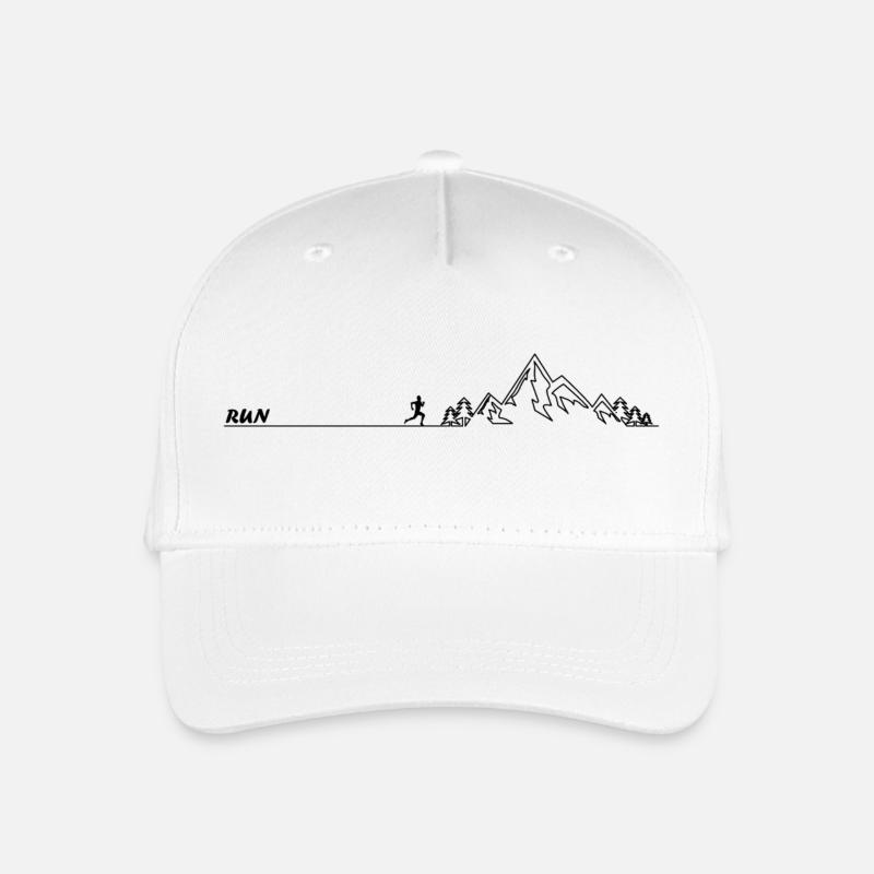 Trail Running Sport - Kinder Bio Basecap - Weiß