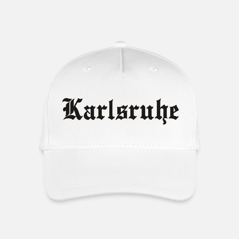 Karlsruhe - Kinder Bio Basecap - Weiß