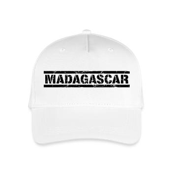 Madagascar - Kinder Bio Basecap - Weiß - Vorne