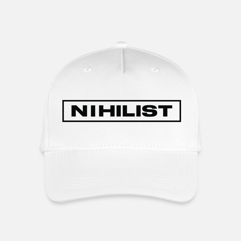 NIHILIST_DARK - Kinder Bio Basecap - Weiß