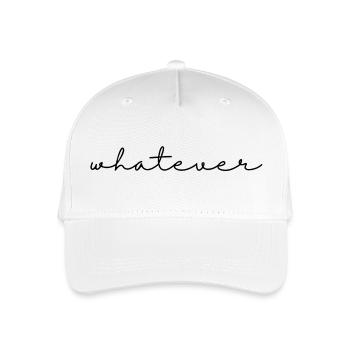 Whatever – saying, simple, cool and self-confident - Organic Kids’ Baseball Cap - white - Front