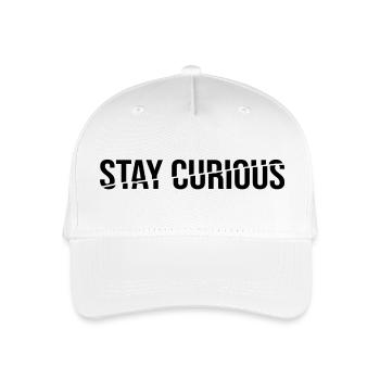 Restez curieux - Casquette de baseball bio Enfant - blanc - Devant