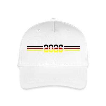 Drapeau allemand 2026 - Casquette de baseball bio Enfant - blanc - Devant