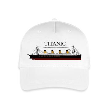 Titanic en couleur - Casquette de baseball bio Enfant - blanc - Devant