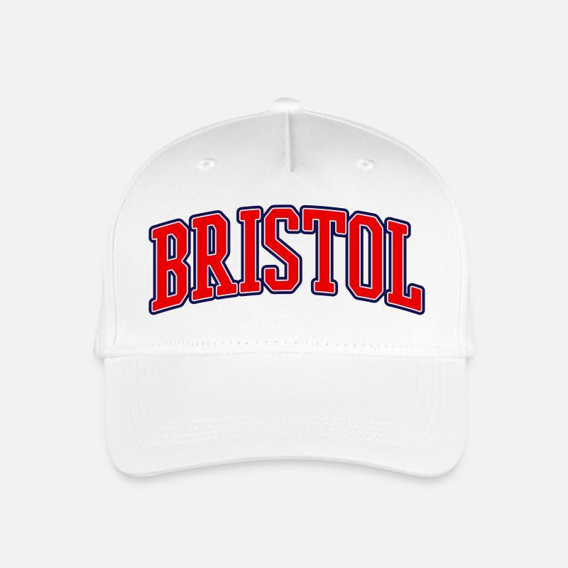 Bristol Varsity Schriftzug - Kinder Bio Basecap - Weiß