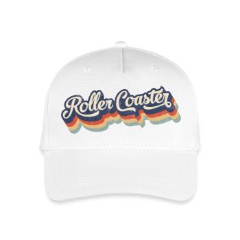 Roller Coaster - Organic Kids’ Baseball Cap - white - Front