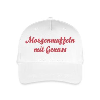 Morning grouches with pleasure - Organic Kids’ Baseball Cap - white - Front