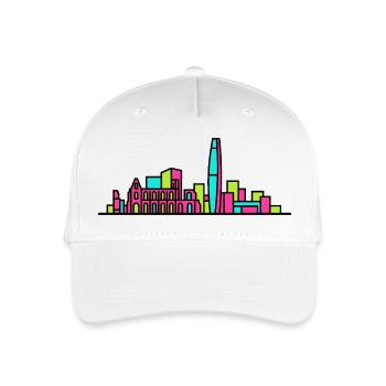 Reading City Skyline Blade Building Moderne Kunst - Kinder Bio Basecap - Weiß - Vorne